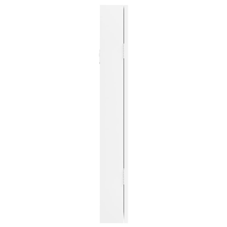 Mirror Jewellery Cabinet Wall Mounted White 30x8.5x67 cm - Giant Lobelia