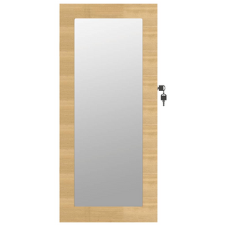 Mirror Jewellery Cabinet Wall Mounted 30x8.5x67 cm - Giant Lobelia