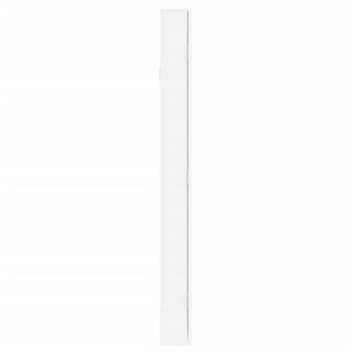 Mirror Jewellery Cabinet Wall Mounted White 37.5x10x106 cm - Giant Lobelia