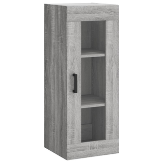 Wall Mounted Cabinet Grey Sonoma 34.5x34x90 cm - Giant Lobelia