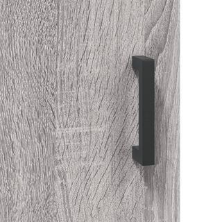 Wall Mounted Cabinet Grey Sonoma 34.5x34x90 cm - Giant Lobelia