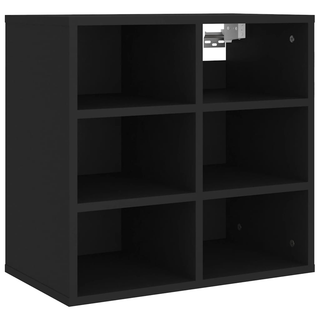 vidaXL Shoe Cabinets 2 pcs Black 52.5x30x50 cm - Giant Lobelia