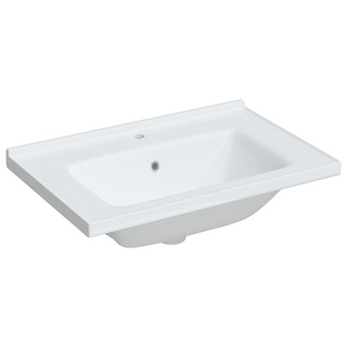 Bathroom Sink White 71x48x19.5 cm Rectangular Ceramic - Giant Lobelia