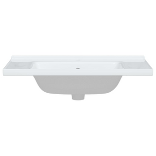 Bathroom Sink White 81x48x19.5 cm Rectangular Ceramic - Giant Lobelia