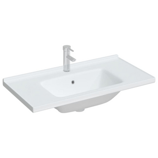 Bathroom Sink White 91.5x48x19.5 cm Rectangular Ceramic - Giant Lobelia