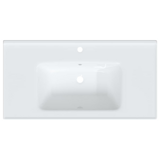 Bathroom Sink White 91.5x48x19.5 cm Rectangular Ceramic - Giant Lobelia