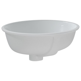 Bathroom Sink White 38.5x33.5x19 cm Oval Ceramic - Giant Lobelia