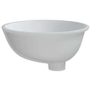 Bathroom Sink White 38.5x33.5x19 cm Oval Ceramic - Giant Lobelia