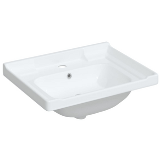 Bathroom Sink White 61x48x23 cm Rectangular Ceramic - Giant Lobelia