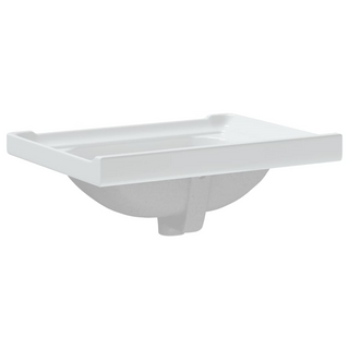 Bathroom Sink White 61x48x23 cm Rectangular Ceramic - Giant Lobelia