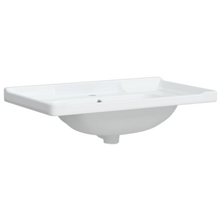 Bathroom Sink White 81x48x23 cm Rectangular Ceramic - Giant Lobelia