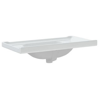 Bathroom Sink White 91.5x48x23 cm Rectangular Ceramic - Giant Lobelia