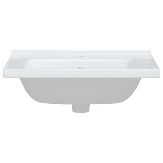 Bathroom Sink White 61x48x19.5 cm Rectangular Ceramic - Giant Lobelia