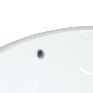 Bathroom Sink White 56x41x20 cm Oval Ceramic - Giant Lobelia