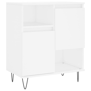 vidaXL Sideboards 2 pcs White Engineered Wood - Giant Lobelia