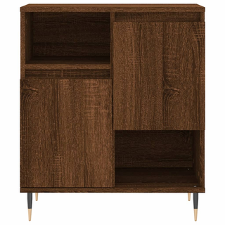 vidaXL Sideboards 2 pcs Brown Oak Engineered Wood - Giant Lobelia