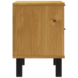 Bedside Cabinet "FLAM" 49x35x50 cm Solid Wood Pine - Giant Lobelia