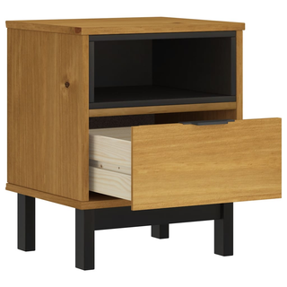 Bedside Cabinet "FLAM" 40x35x50 cm Solid Wood Pine - Giant Lobelia