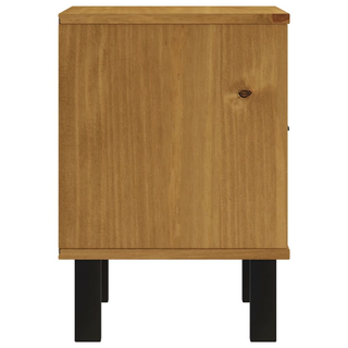 Bedside Cabinet "FLAM" 40x35x50 cm Solid Wood Pine - Giant Lobelia