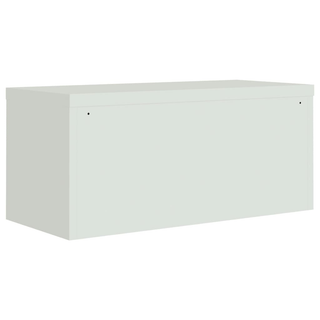 File Cabinet Light Grey 90x40x240 cm Steel - Giant Lobelia