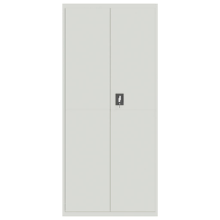 File Cabinet Light Grey 90x40x240 cm Steel - Giant Lobelia