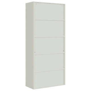 File Cabinet Light Grey 90x40x240 cm Steel - Giant Lobelia