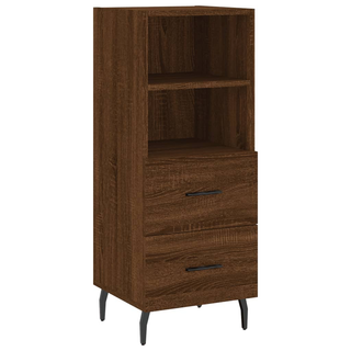 vidaXL Highboard Brown Oak 34.5x34x180 cm Engineered Wood - Giant Lobelia