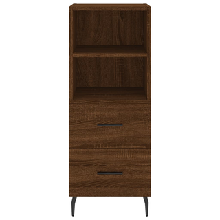 vidaXL Highboard Brown Oak 34.5x34x180 cm Engineered Wood - Giant Lobelia