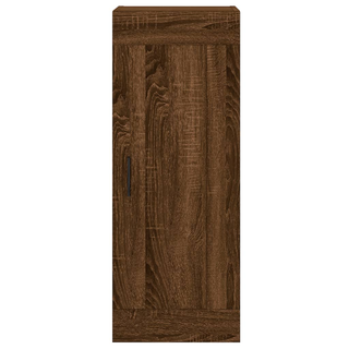 vidaXL Highboard Brown Oak 34.5x34x180 cm Engineered Wood - Giant Lobelia