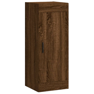 vidaXL Highboard Brown Oak 34.5x34x180 cm Engineered Wood - Giant Lobelia