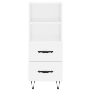 vidaXL Highboard White 34.5x34x180 cm Engineered Wood - Giant Lobelia