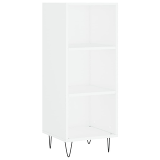 vidaXL Highboard White 34.5x34x180 cm Engineered Wood - Giant Lobelia