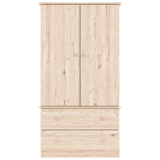 vidaXL Wardrobe ALTA 90x55x170 cm Solid Wood Pine - Giant Lobelia