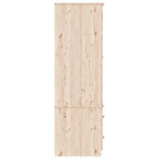 vidaXL Wardrobe ALTA 90x55x170 cm Solid Wood Pine - Giant Lobelia