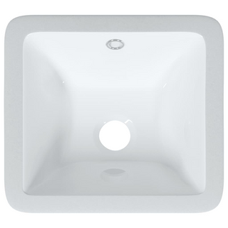 Bathroom Sink White 30.5x27x14 cm Rectangular Ceramic - Giant Lobelia