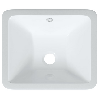 Bathroom Sink White 36.5x32x15.5 cm Rectangular Ceramic - Giant Lobelia