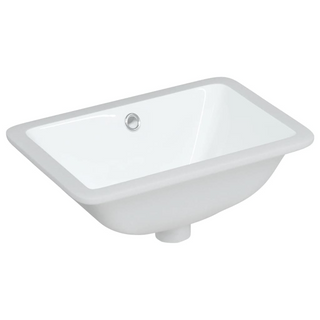 Bathroom Sink White 41.5x26x18.5 cm Rectangular Ceramic - Giant Lobelia