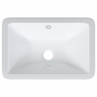 Bathroom Sink White 41.5x26x18.5 cm Rectangular Ceramic - Giant Lobelia