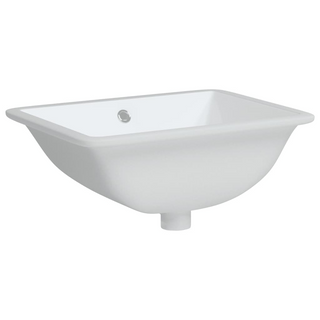 Bathroom Sink White 47.5x35x19.5 cm Rectangular Ceramic - Giant Lobelia