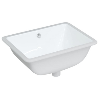 Bathroom Sink White 52x38.5x19.5 cm Rectangular Ceramic - Giant Lobelia