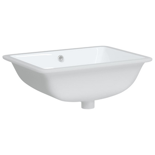 Bathroom Sink White 52x38.5x19.5 cm Rectangular Ceramic - Giant Lobelia