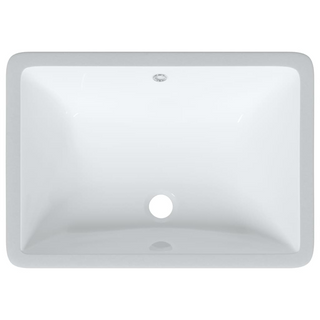 Bathroom Sink White 52x38.5x19.5 cm Rectangular Ceramic - Giant Lobelia