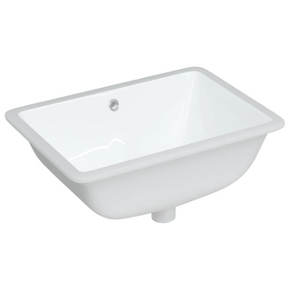 Bathroom Sink White 55.5x37.5x19 cm Rectangular Ceramic - Giant Lobelia