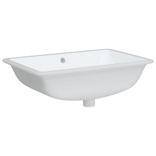 Bathroom Sink White 60x40x21 cm Rectangular Ceramic - Giant Lobelia