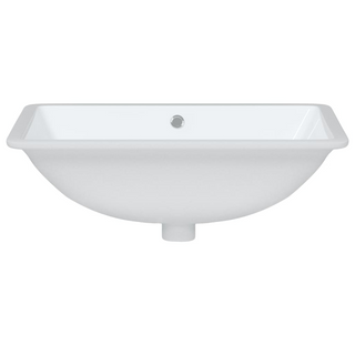 Bathroom Sink White 60x40x21 cm Rectangular Ceramic - Giant Lobelia