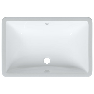 Bathroom Sink White 60x40x21 cm Rectangular Ceramic - Giant Lobelia