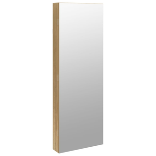 Mirror Jewellery Cabinet with LED Lights Wall Mounted - Giant Lobelia