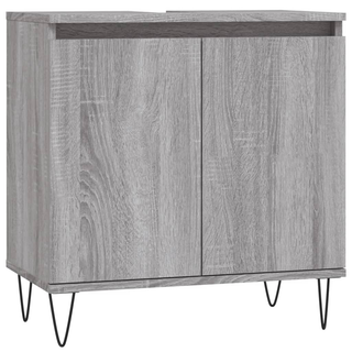 vidaXL 3 Piece Bathroom Cabinet Set Grey Sonoma Engineered Wood - Giant Lobelia