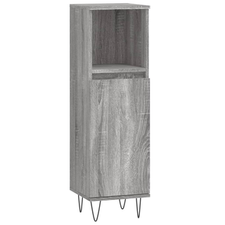 vidaXL 3 Piece Bathroom Cabinet Set Grey Sonoma Engineered Wood - Giant Lobelia