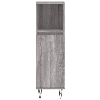 vidaXL 3 Piece Bathroom Cabinet Set Grey Sonoma Engineered Wood - Giant Lobelia